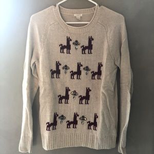 J Crew Oatmeal Knit Sweater